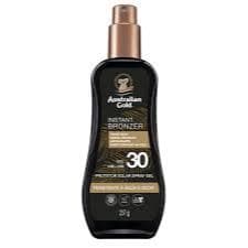 Australian Gold Instant Bronzer Spray Gel Sunscreen SPF30 237ml