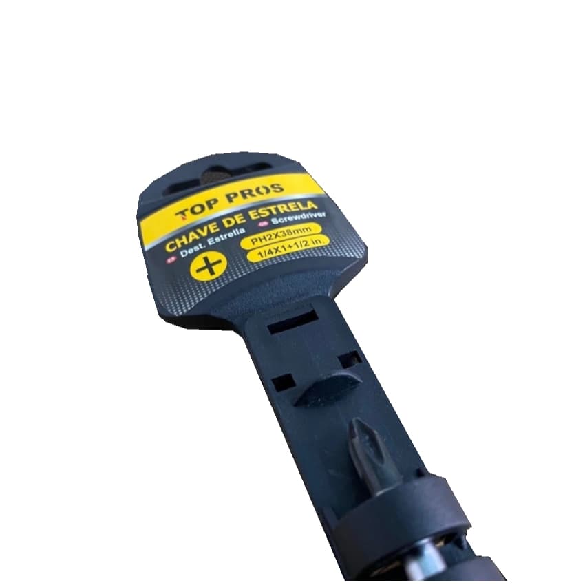 Chave Philips Profissional TOP PROS PH2X38MM Chave Estrela Com Cabo Emborrachado - XUXU BELEZA