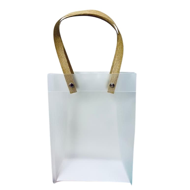 4 A 15 Sacola Média Plástica fosca transparente cristal emb. PVC lembrancinha presente fibra S5