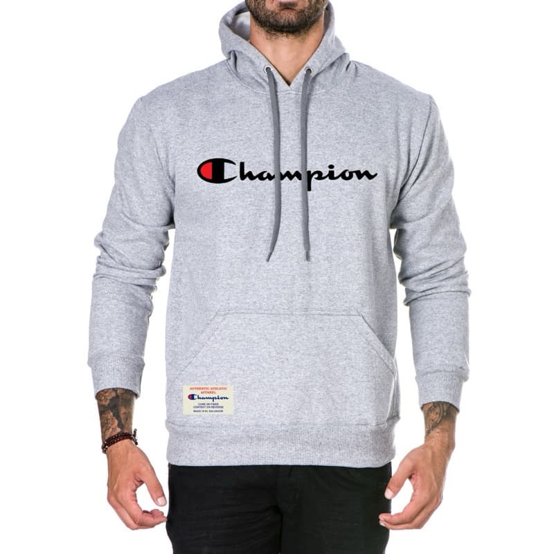 Blusa de frio Moletom casual Champ macio forrado e Flanelado por dentro