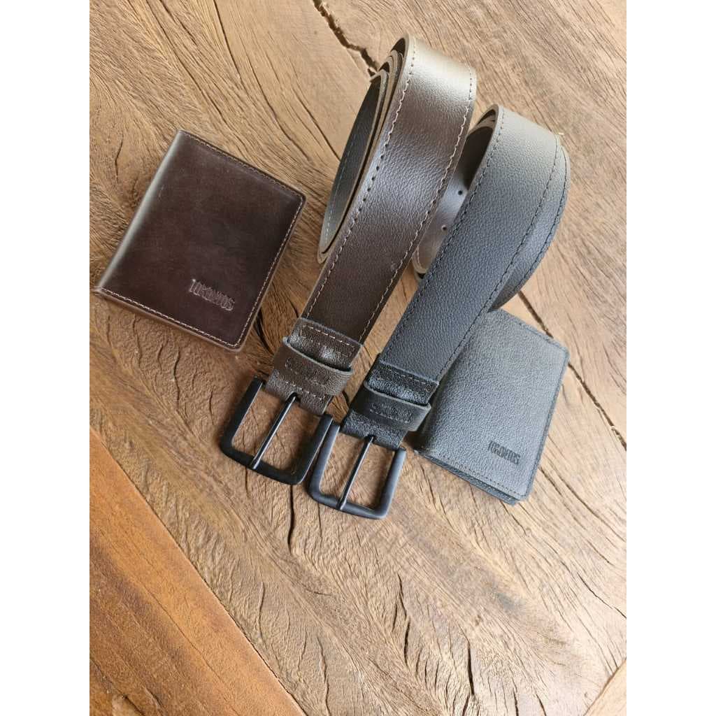 Carteira Slim Kit Cinto Couro Torontos Para Homens Com Estilo