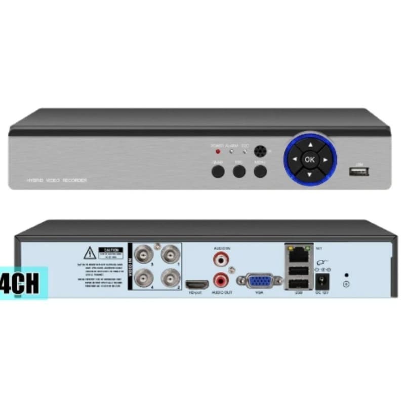 Xmeye Pro H.265 ahd gravador de vídeo sistema vigilância ahd tvi cvi híbrido dvr 4CH para câmera de vídeo gravador para ahd 8mp cctv câmera até 4K ou 8MP