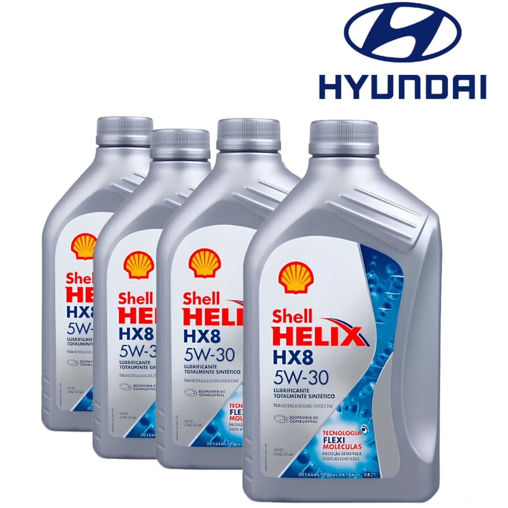 4l Óleo Shell Helix Hx8 5w30 Api Sp Hyundai Original