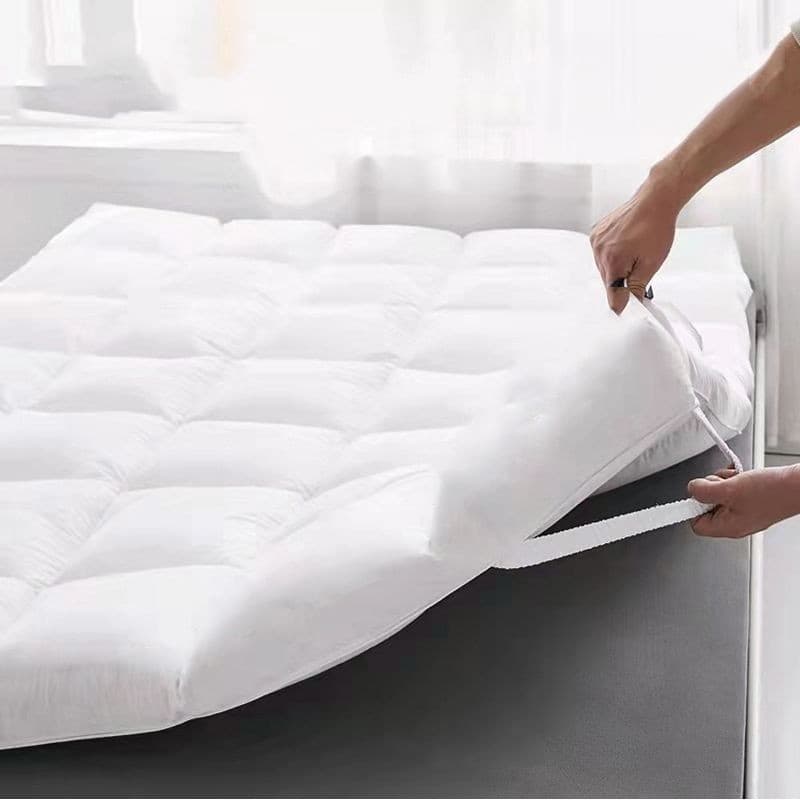 Pillow Top Viúva Solteirão Extra Macio 400 Fios Branco