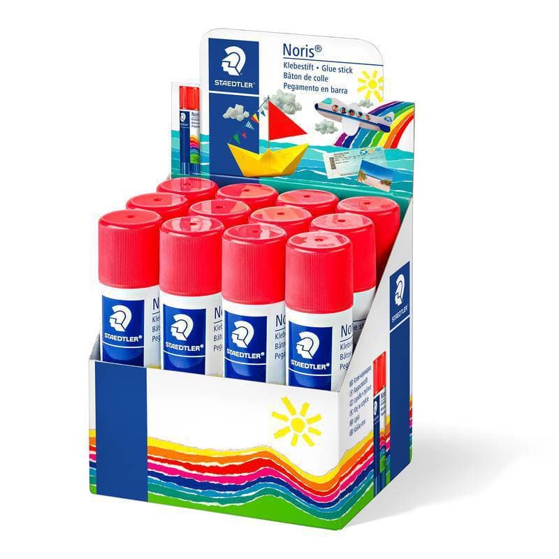 Cola Staedtler Sintética Branca, Cola Bastão - Escolha Tamanho e Modelo