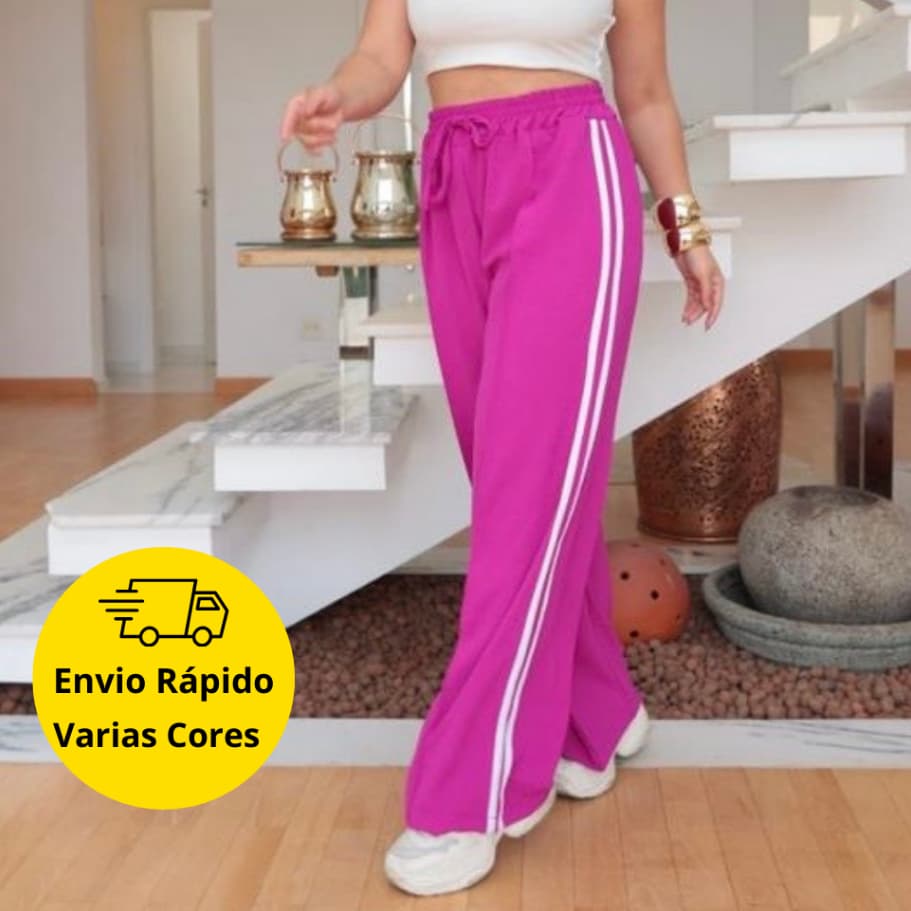 Calça Feminina  Trank Pants Pantalona Duna Tendência