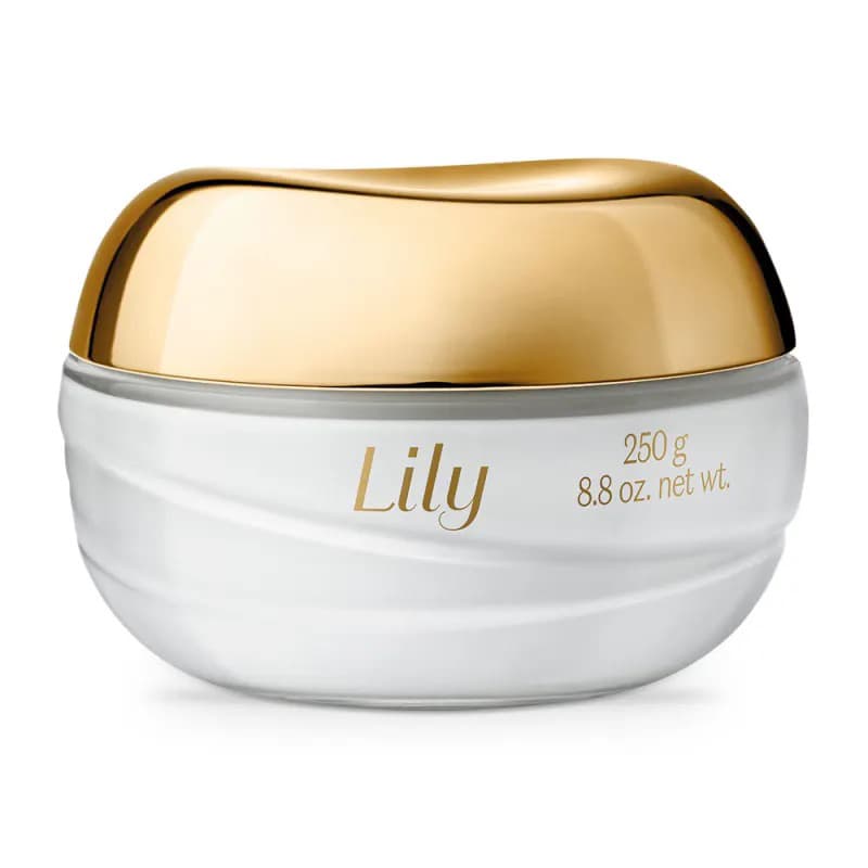 Creme Acetinado Hidratante Desodorante Corporal Lily 250g - VAL: 08/28