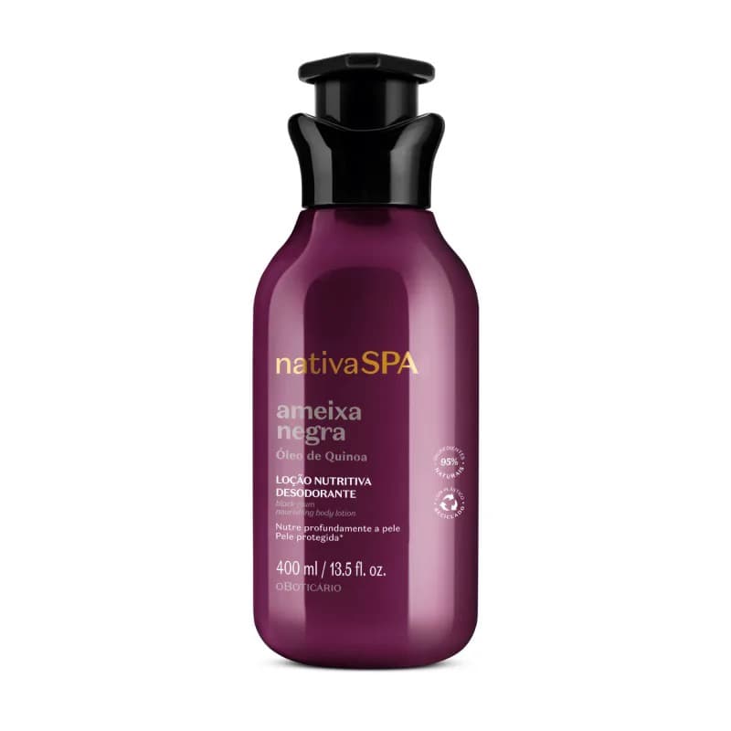Loção Hidratante Desodorante Corporal Nativa Spa Ameixa Negra 400ml - VAL: 05/27