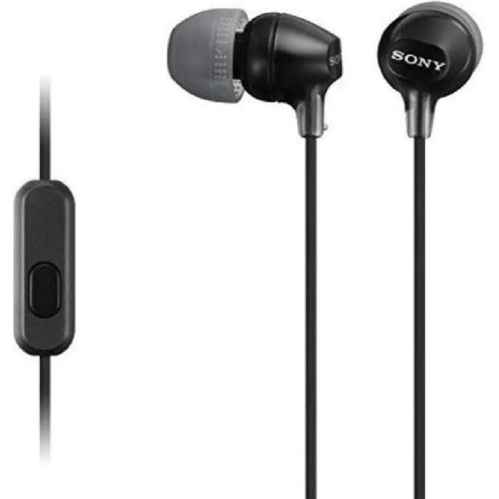 Fone De Ouvido In-ear Sony Ex Series Mdr-ex15ap Preto