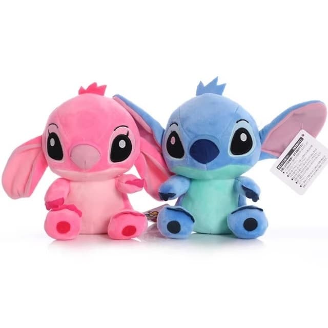 Bonecas de pelúcia Stitch para crianças desenhos animados 20cm