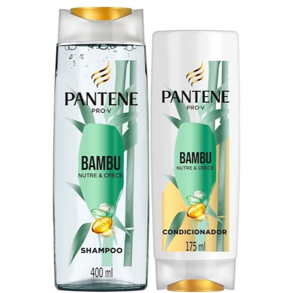 Kit Pantene Bambu Shampoo 400ml + Condicionador 175ml