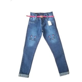 Calça Jeans Infantil Menina Do 2 ao 8