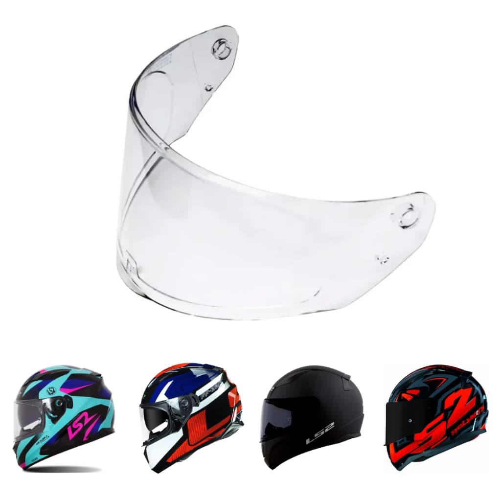 Viseira Capacete Ls2 Ff320/stream/ff353 Rapid 2.2mm Cristal