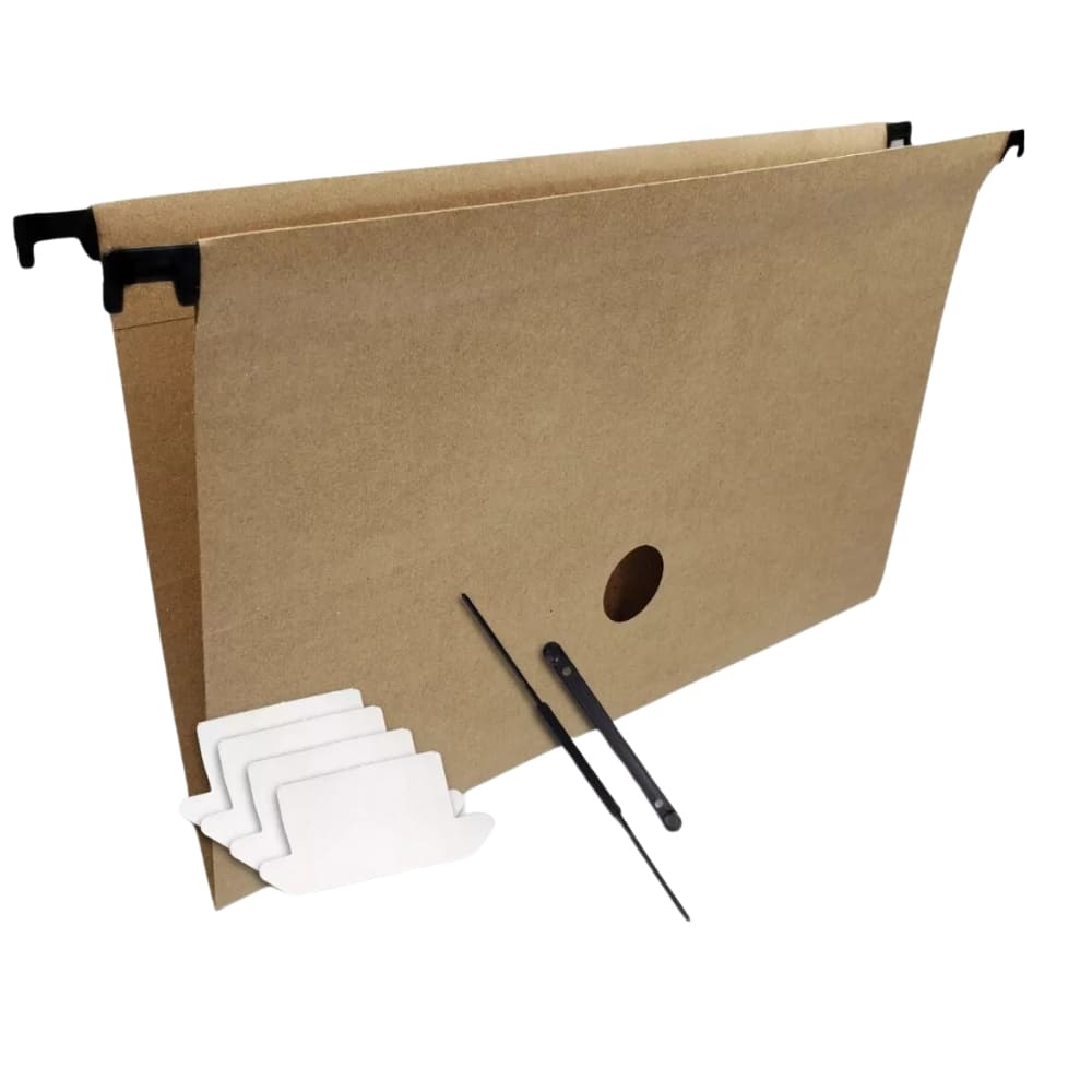 Pasta Supensa Kraft Para Guarda Documentos e Arquivos 25 E 10O UNIDADES
