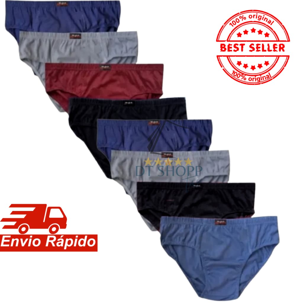 cueca kit com até 20 peças 100% algodão Estilo confortável e respirável