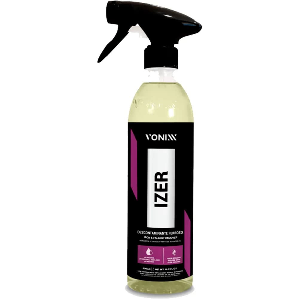 Izer Descontaminante Ferroso Vonixx 500ml Limpa Rodas