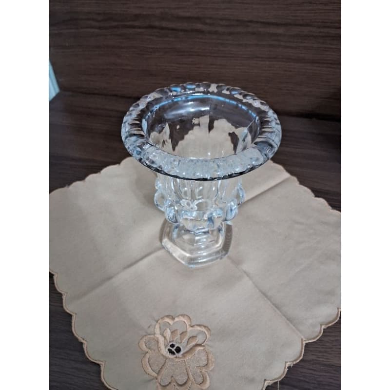 antigo Vaso Demi-cristal- antiguidade