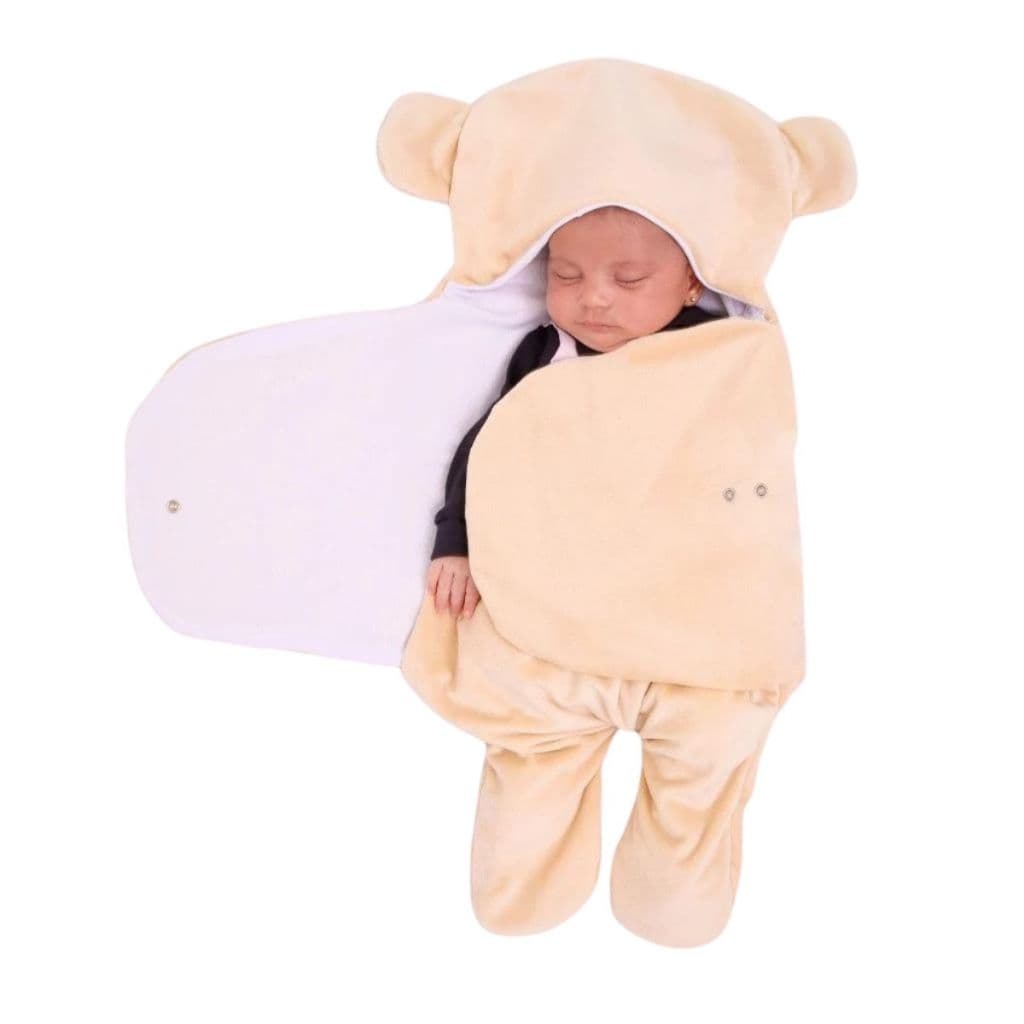 Saco De Dormir Bebe Casulo Tamanho Único 100% Algodão