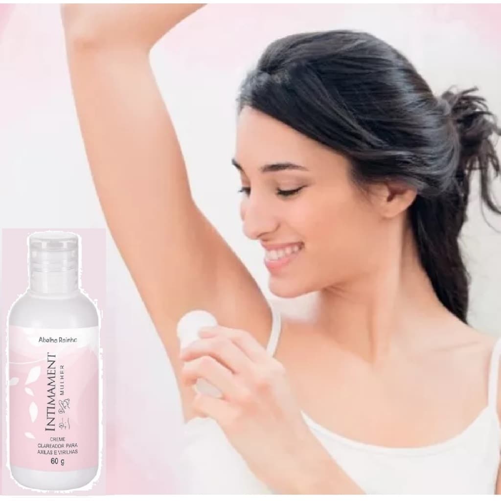 Abelha Rainha Creme Clareador Axilas E Virilhas 60g Intimament Mulher