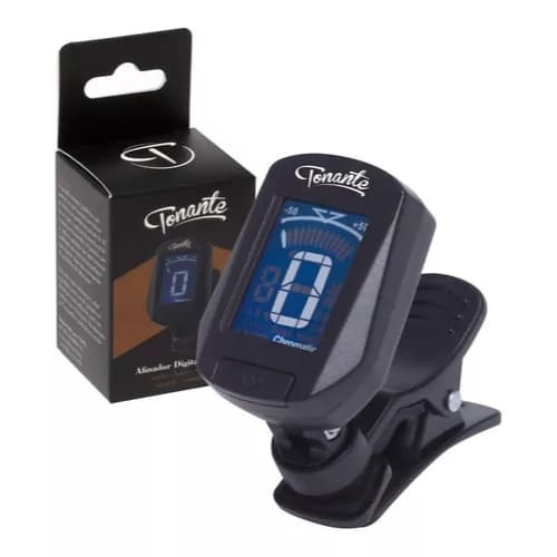 AFINADOR TONANTE DIGITAL CROMATICO PARA VIOLAO BAIXO VIOLINO AF10 PRETO - 34160