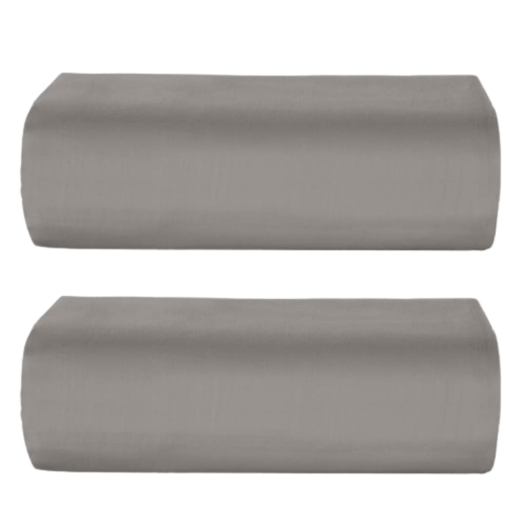 Kit 2 Lençóis Casal com elástico 100% Algodão Teka 120 Fios linha crystal