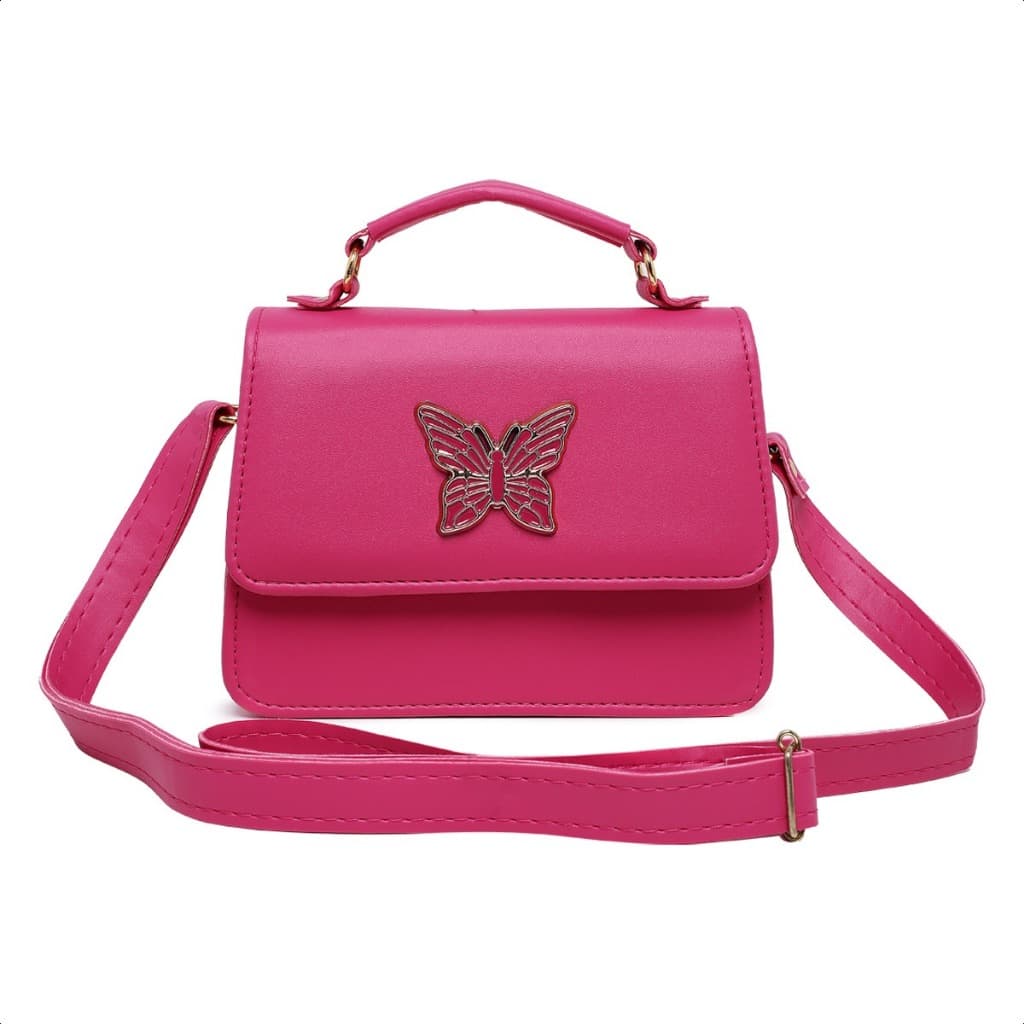 Bolsa Infantil Feminina de Ombro Transversal e Mão Luxo