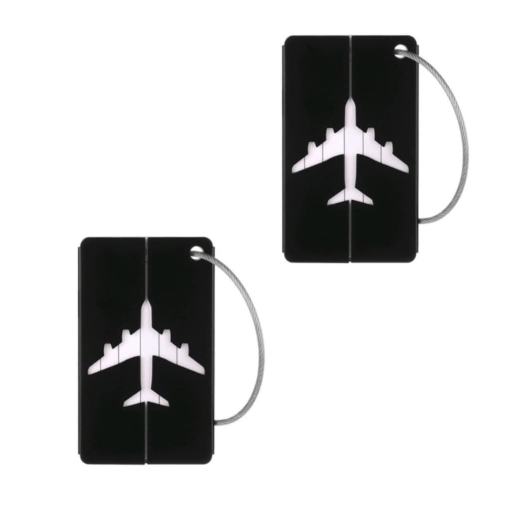 Kit 2 Etiqueta tag de identificação para mala de viagem
