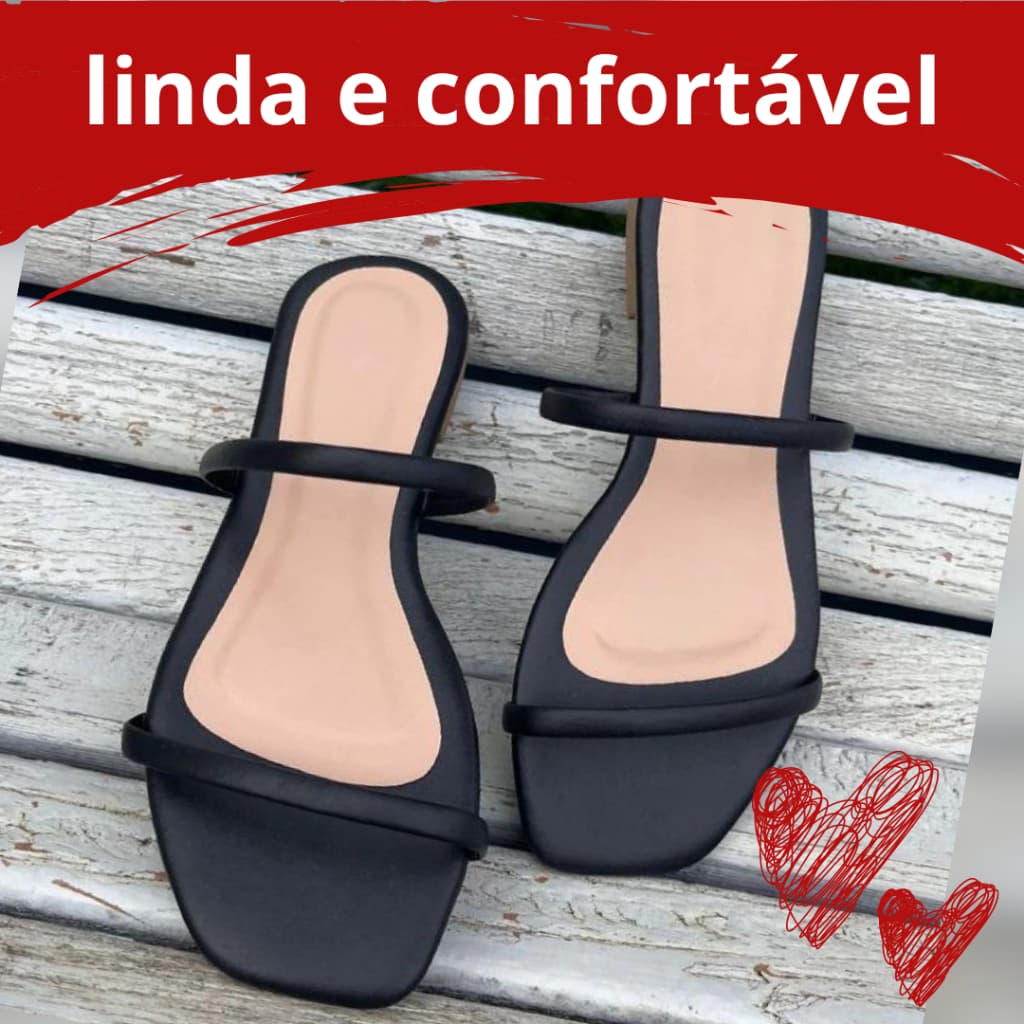 Sandália feminina, Rasteirinha, Sandália, Rasteirinha tira Brilho Confortável Chinelo Estilosa