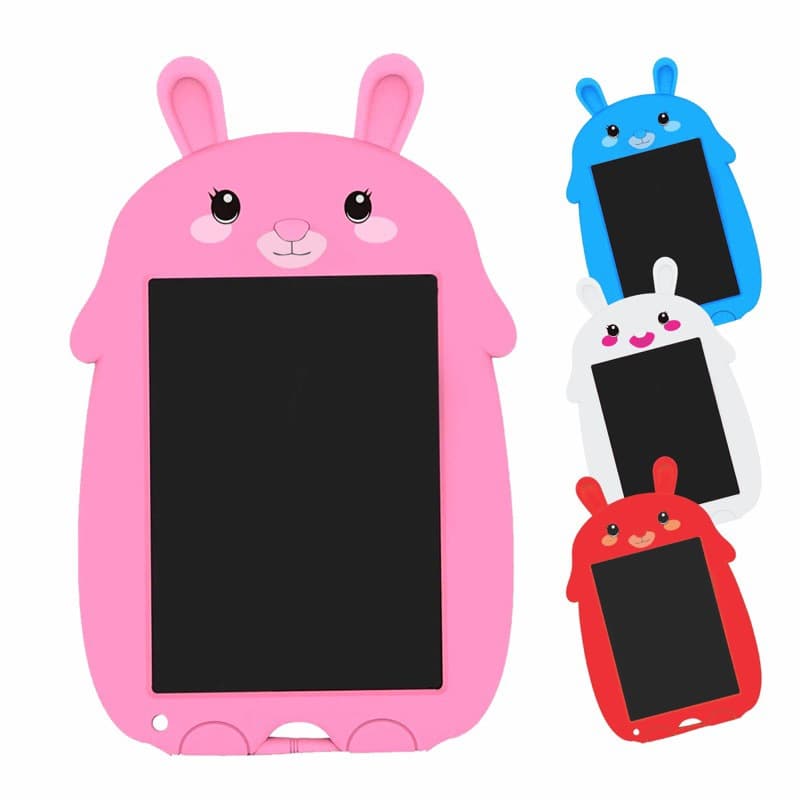 Tablet Infantil Lousa Mágica Tela Lcd brinquedo De Escrever E Desenhar Menino e Menina Coelho 8,5 Polegadas
