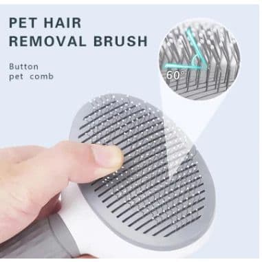 Escova Pet Removedora De Pelos Cachorros Gatos Oferta Imperdível