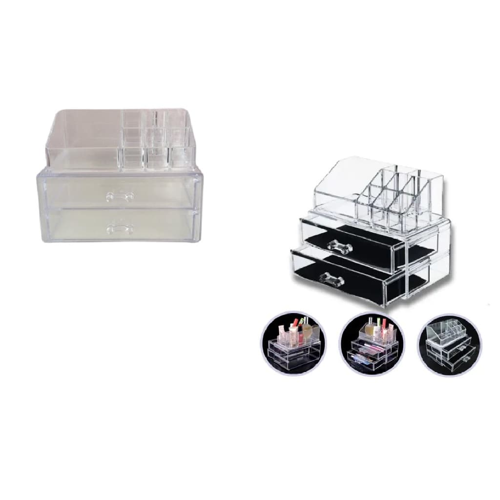 Organizador De Maquiagem Com Gaveta Porta Pincéis Porta Batom Organizador de Escritório Porta Canetas Prático
