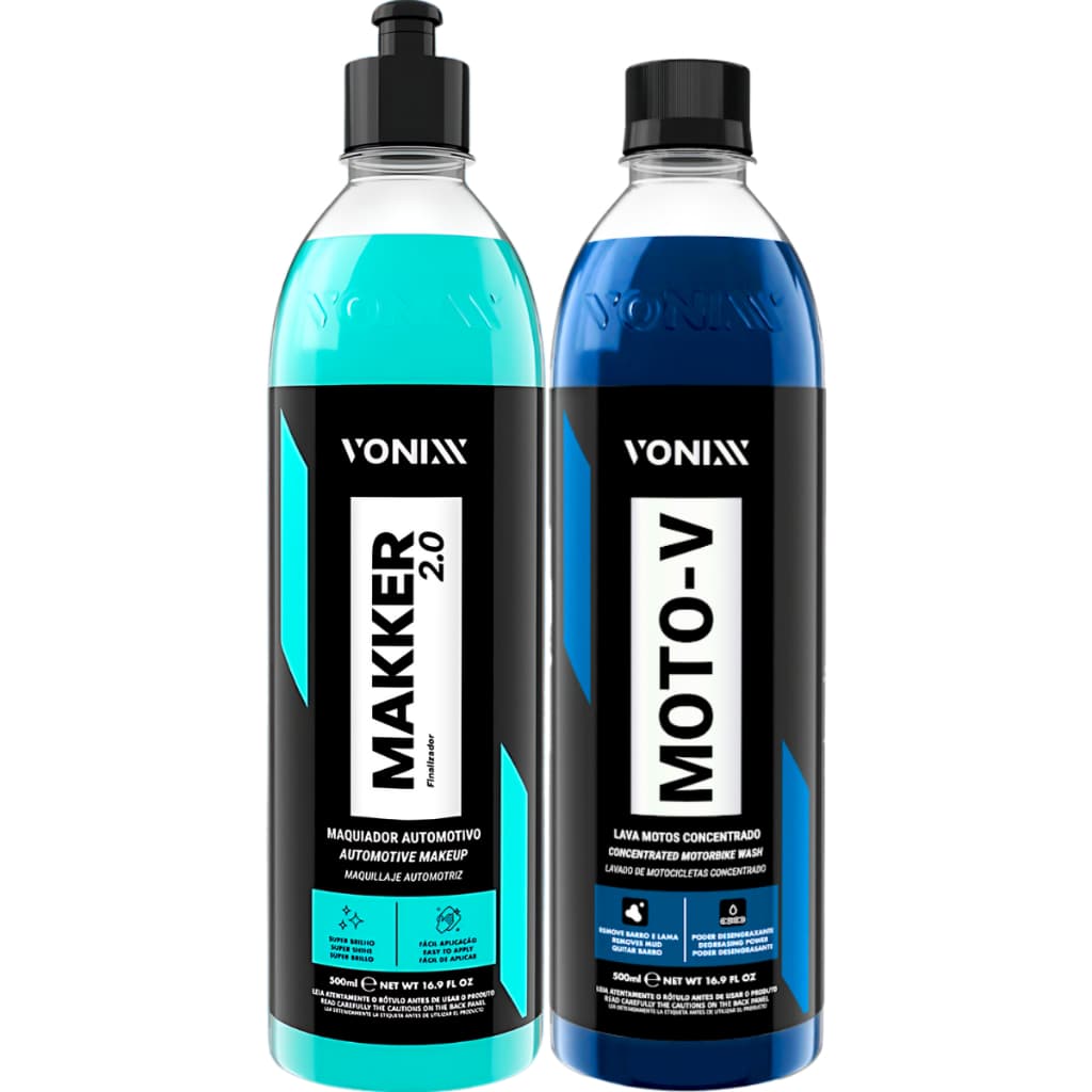 Makker Maquiador Automotivo Vonixx Shampoo Automotivo Desengraxante Moto-V