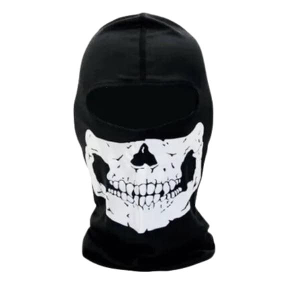 Touca Ninja Bandana Pescoceira Proteção Moto Motociclista(Esqueleto/Caveira)