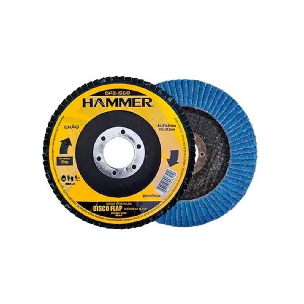 Disco Flap Para Desbaste 4.1 1/2 Pol. Grao 60