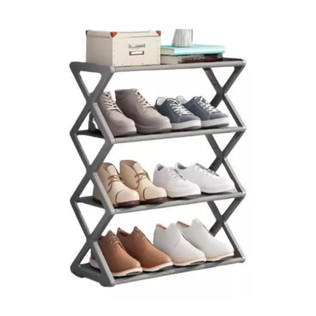 Sapateira Vertical Organizadora 4 Andares Até 12 Pares