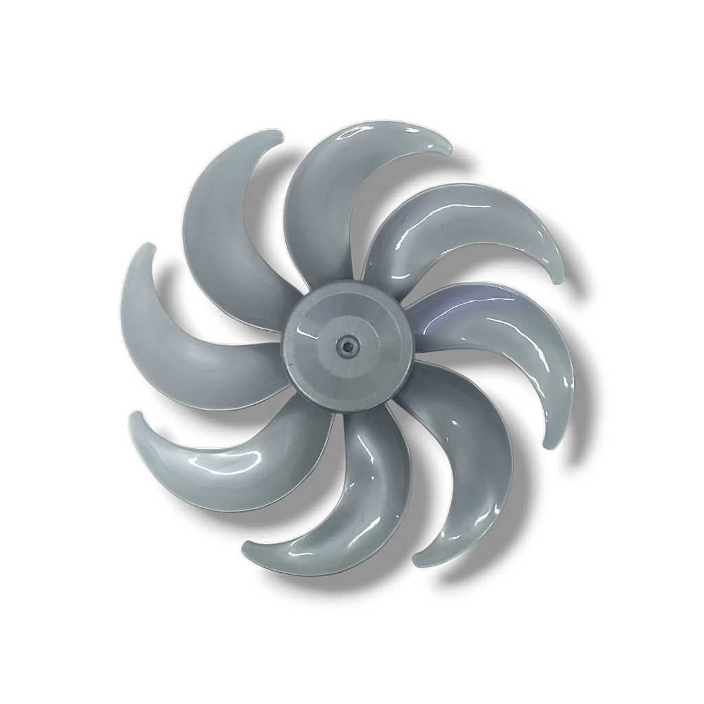 Hélice Ventilador Wap Fw009218 Fw009219 Plástico Cinza 8pás