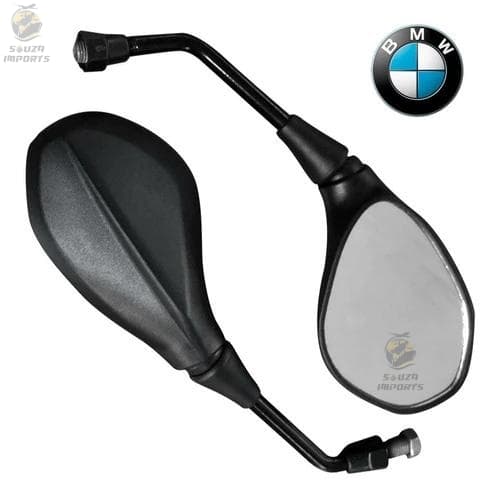 Par Retrovisor BMW F800 GS 650 Fixo Lente Convexa Mini Rosca Honda Titan Fan Start Cargo 160 150