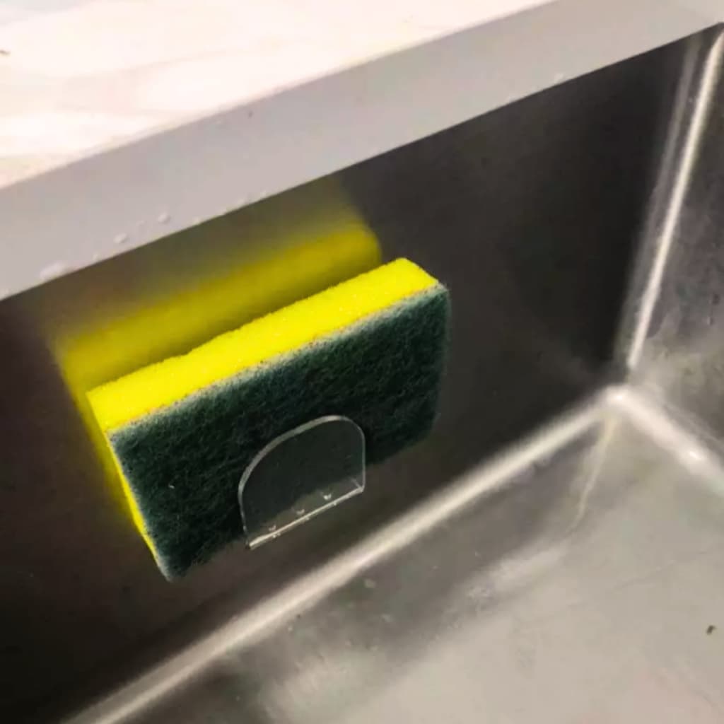 Suporte Organizador Porta Esponja Bucha Para Pia Cuba de Cozinha Super Prático