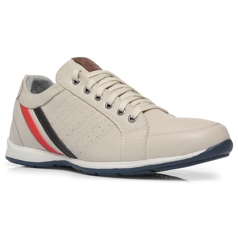 Sapatênis Tênis Polo Casual Masculino Em Couro Legítimo Envio Imediato