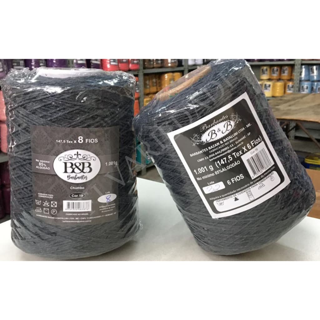 Barbante B&B Chumbo 6 Fios 1kg/1000mts Envio Imediato!! BeB