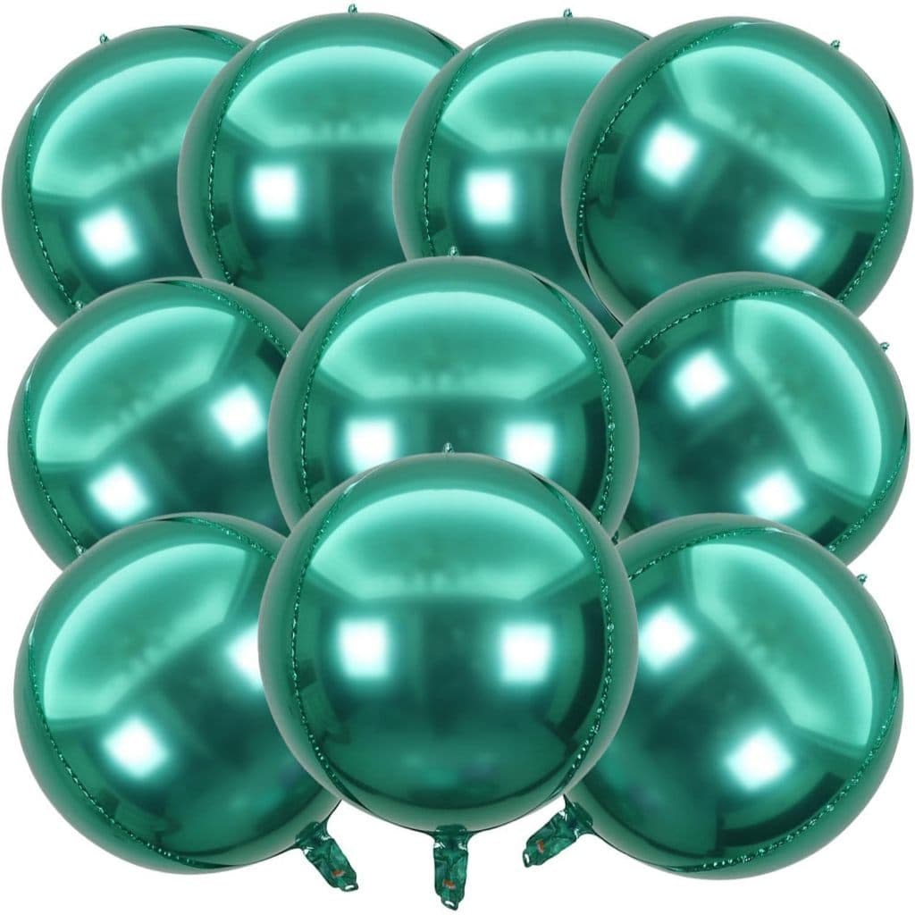 20 Balão Orbz Globo 55cm Esfera 4d Metalizado Decoração Festa C90246