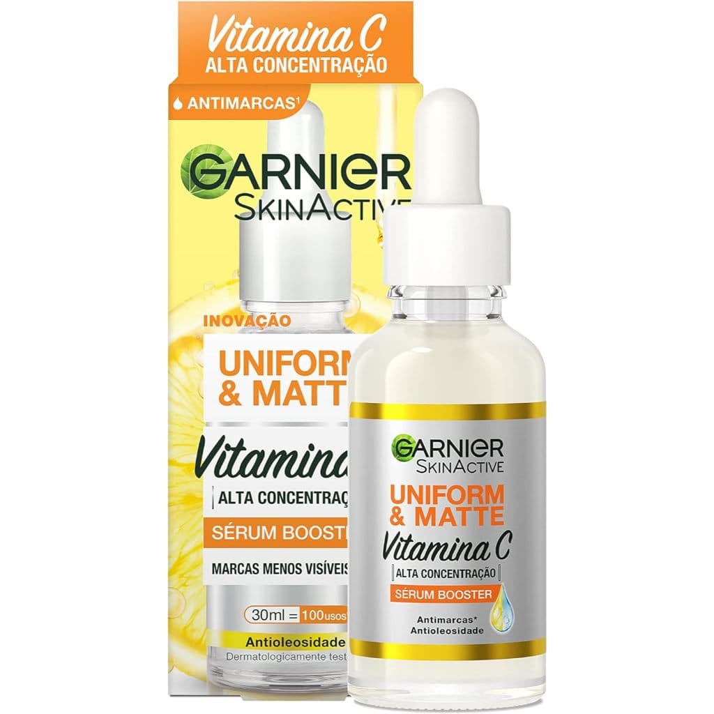 Sérum Facial Antimarcas Garnier Uniform & Matte Vitamina C