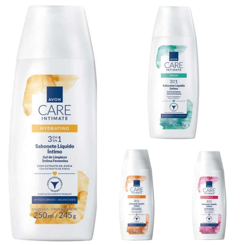 Avon Sabonete Líquido intimo 200ml ,  100 ml, 125ml,250 ml