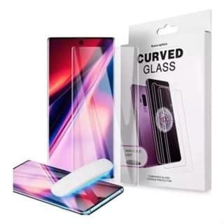 Película De Vidro P/ Note 10 Funciona Biometria Digital Curvada