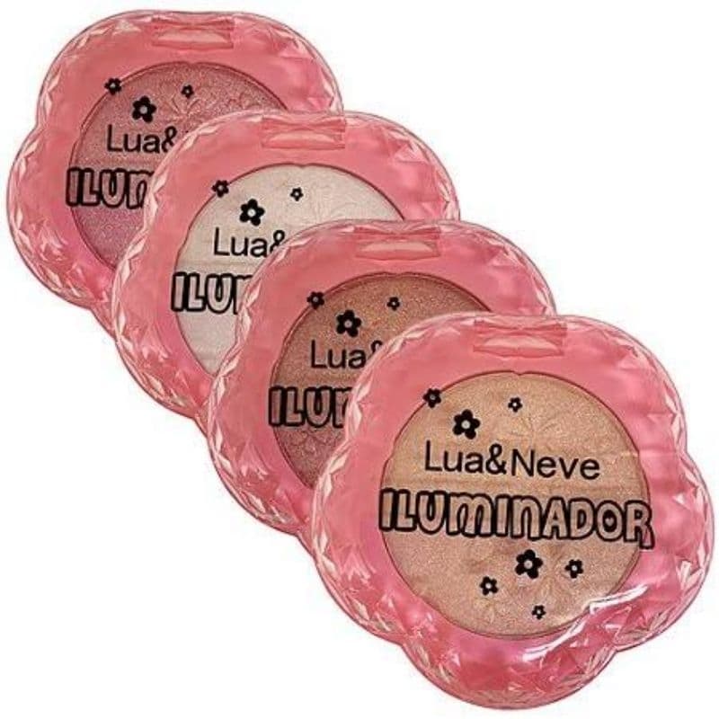 Iluminador compacto Lua e neve