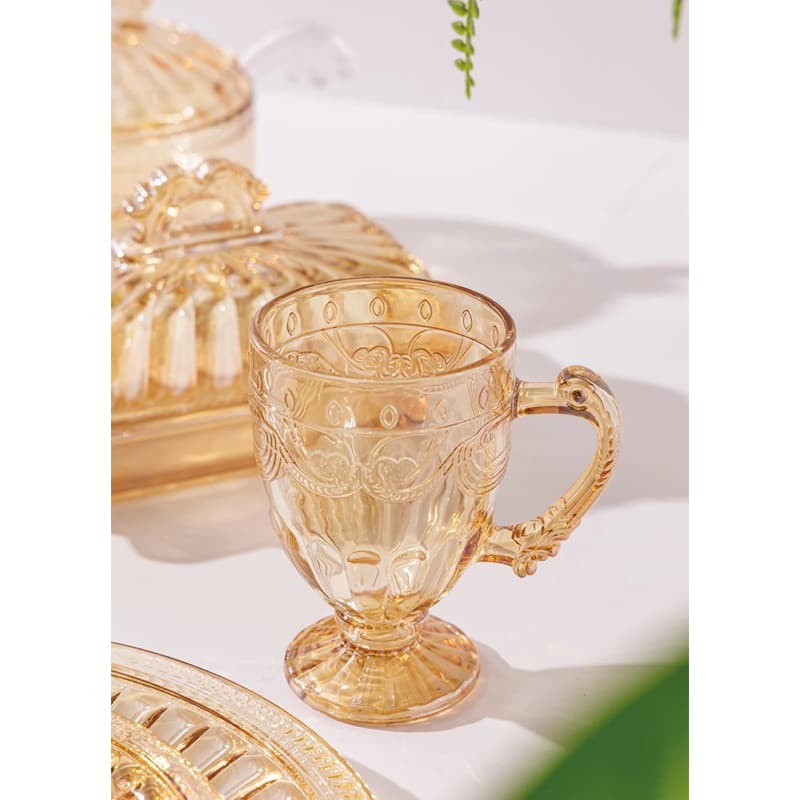 Jogo de Taças 6 peças Kit Canecas para Capuccino Sobremesa Café Expresso Chá Bebidas