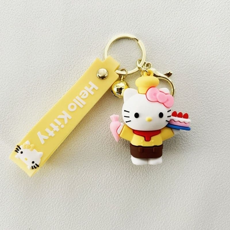 Chaveiro pingente de carro boneca fofa presente casal bolsa chaveiro pingente