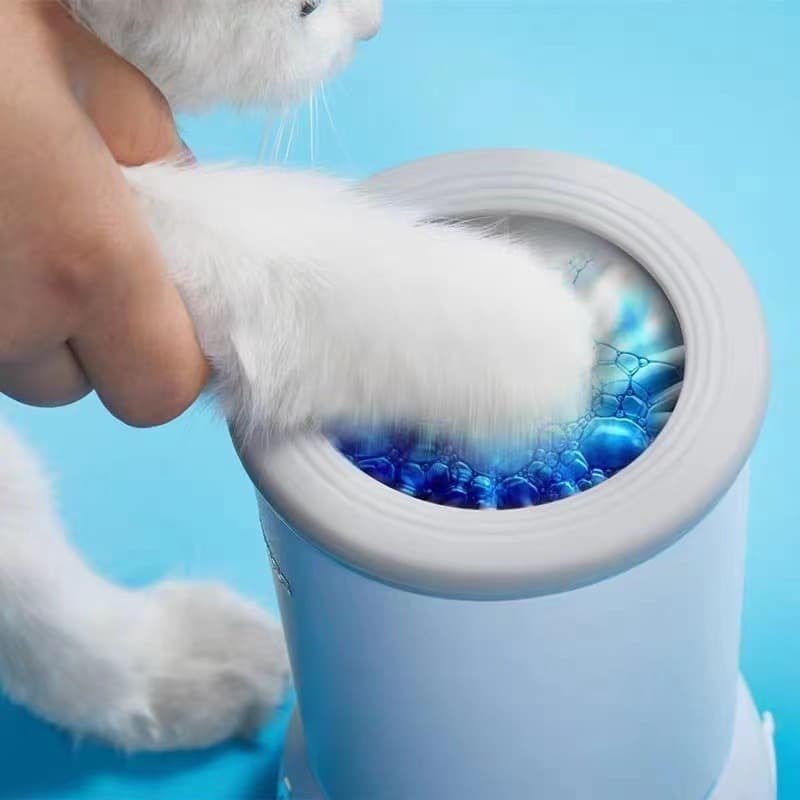 Limpador Automático de Pata de Cachorro e Gato de Silicone Fácil de Usar Recarregável USB Portátil -Z2
