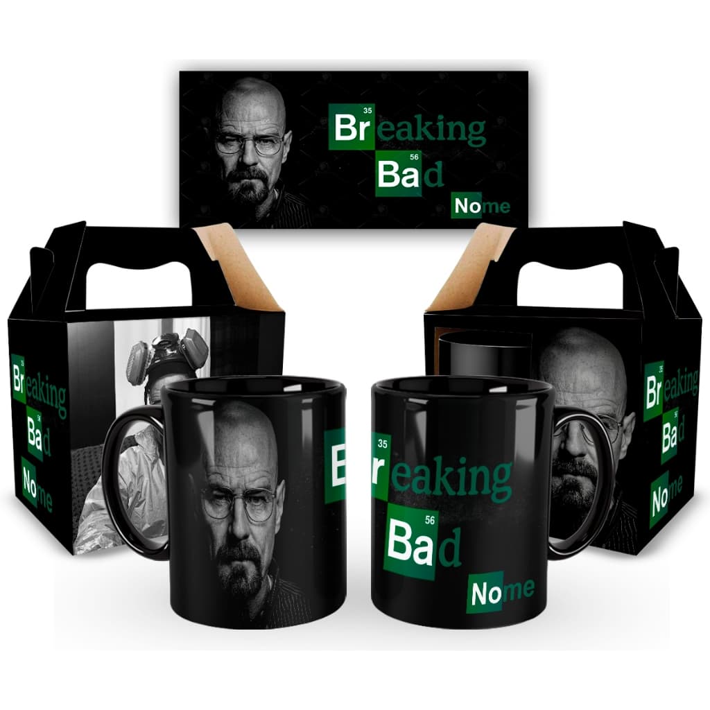 Caneca Série Breaking Bad Personalizada com Nome