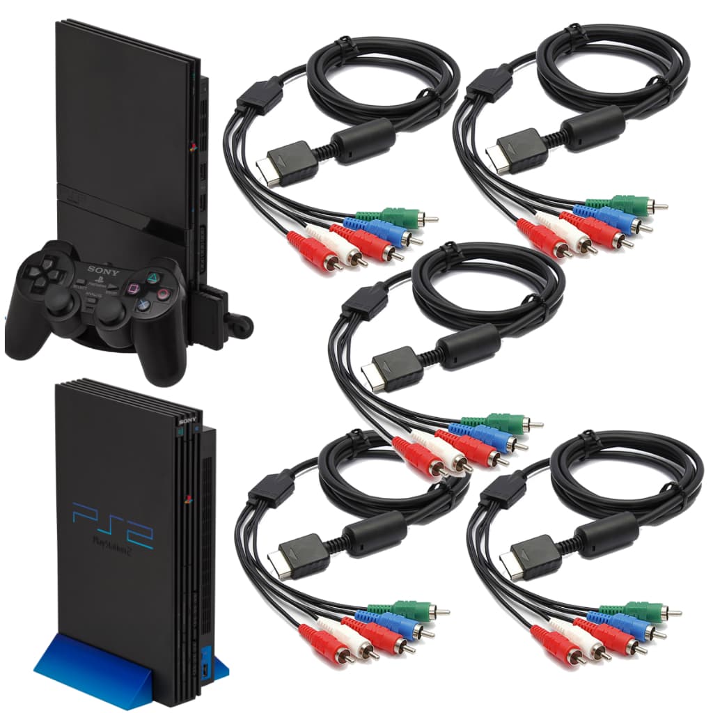 Kit Entre 1x e 5x Cabo Video Componente Ps2 Ps3 Alta Definição Tv Hdtv Led Lcd